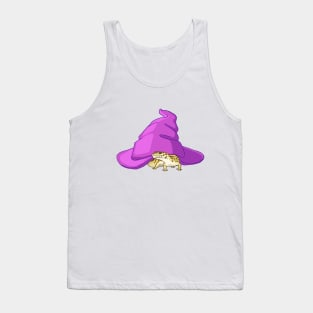 Leopard Gecko Witch Familiar- Frog and Witch Hat Tank Top